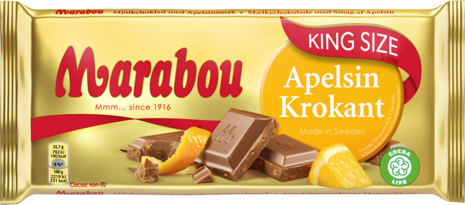 Marabou Apelsinkrokant