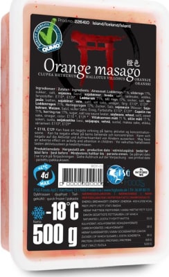 Masago appelsínugult 500g
