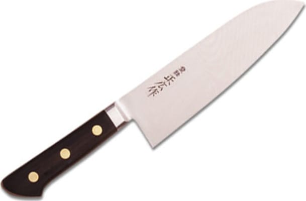 Masahiro VIRGIN CARBON Santoku hnífur - 175 mm.