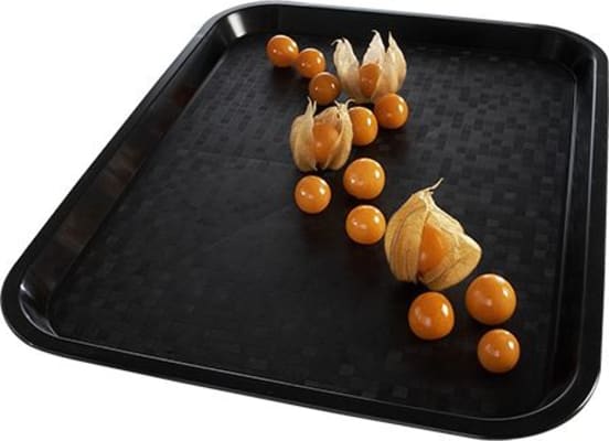 Matarbakki svartur plast 34,5 x 26,5 cm.
