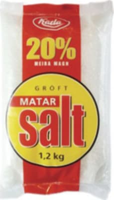 Matarsalt gróft 1,2kg (15stk/ks)