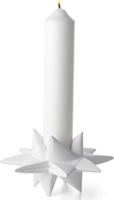 Medusa Kertastjaki stjarna 9x17,5cm white