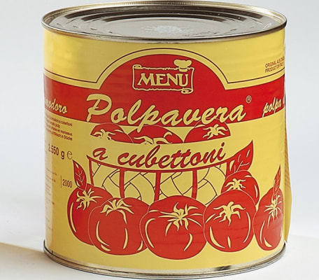 Menu tómatar grófhakkaðir 2,5kg