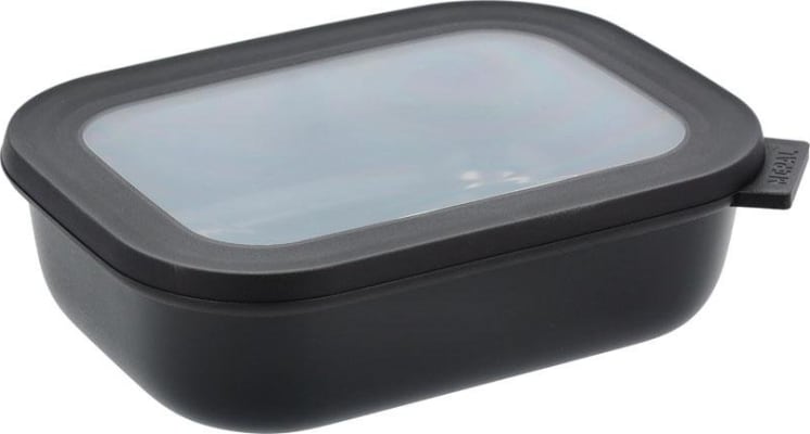 Mepal Cirqula skál m/loki 1ltr ferköntuð nordic black