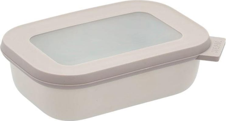 Mepal Cirqula skál m/loki 500ml ferköntuð nordic white