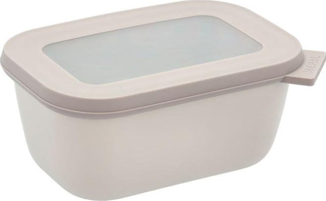 Mepal Cirqula skál m/loki 750ml ferköntuð Cirqula nordic white