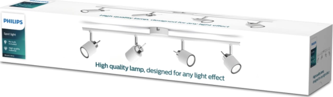 Meranti bar/tube Hvítur 4x35W 230V