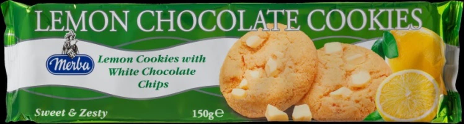 MERBA White Chocolate Lemon 150g