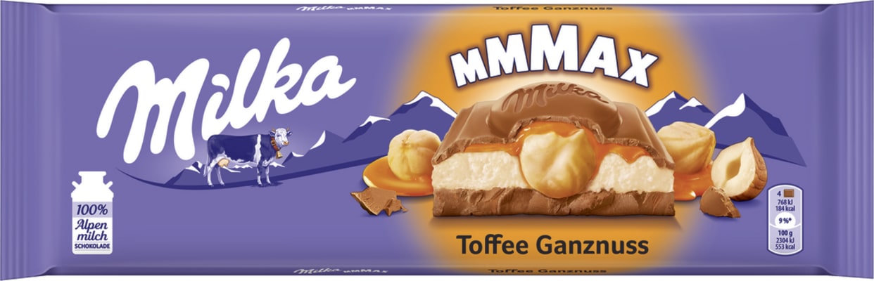 Milka Mmmmax Toffee Whole Nut