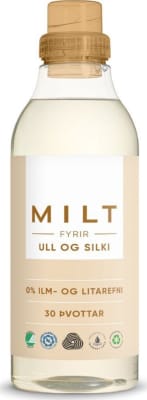 Milt fljótandi ull og silki
