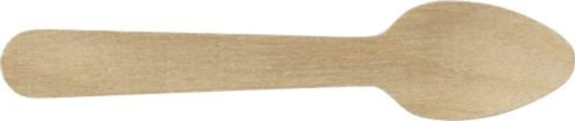 Mini viðarskeið 11cm 100stk