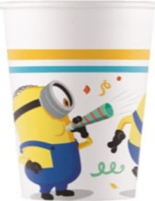 Minions glös 200 ml  8stk (12)