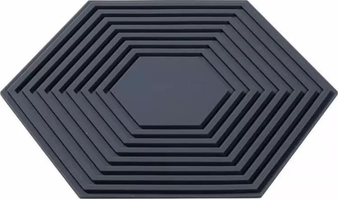 Modern House Hitaplatti silicon  sexkant Dökk