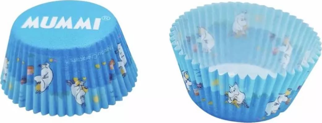 Modern House Muffinsform Mummi 50 stk blá