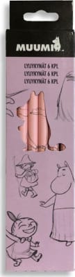 Moomin Blýantar 6stk pastel