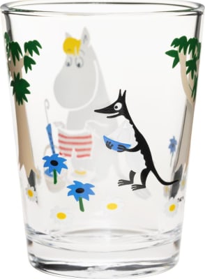 Moomin Glas 22cl Going on vacation