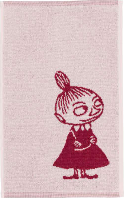 Moomin Handklæði 30x50 Little My pink