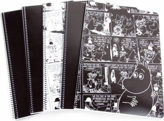 Moomin Reiknibók gorma A4 80bls 7x7mm rúðustrikuð