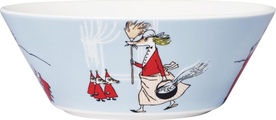 Moomin Skál 15cm djúp FILLYFJONK GREY