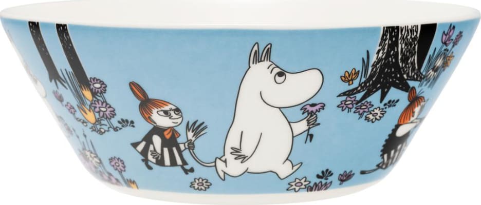 Moomin Skál 15cm djúp FRIENDS FOREVER