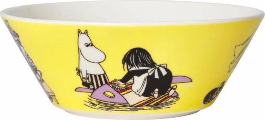 Moomin Skál 15cm djúp MISABEL YELLOW