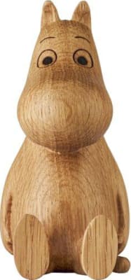 Moomin Viðarstytta eik h:10cm Moominsnáði
