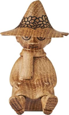 Moomin Viðarstytta eik h:9cm Snúður
