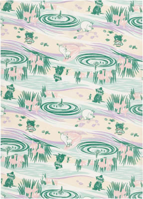 Moomin Viskastykki 50x70cm BEACH DAY