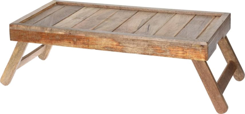 Morgunverðarbakki viður natur 49x33cm h:19cm