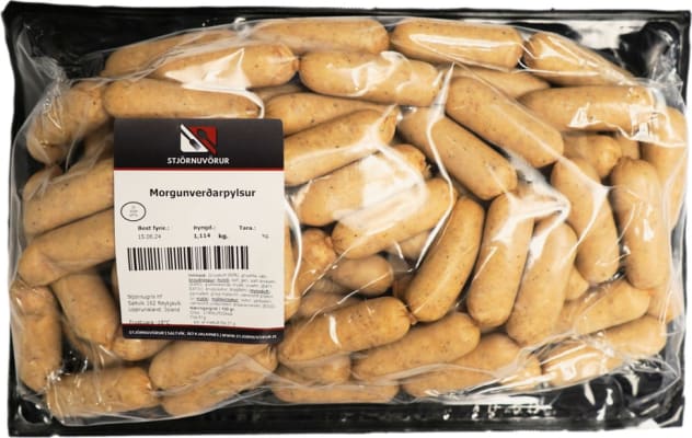 Morgunverðarpylsur - 10 kg - ca. 5 x 2 kg