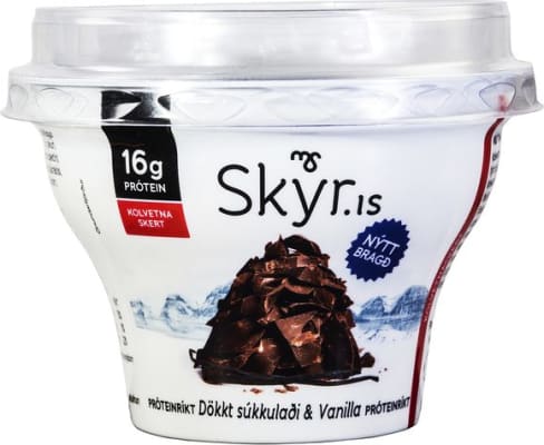 MS Ísey skyr dökkt súkkul/vanilla lágkolvetna 6x170g