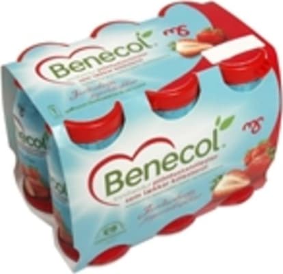 MS Benecol m/jarðarberjum 6&#215;65 ml/ks