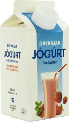 MS Drykkjar jógúrt m/jarðarberjum 6&#215;300 ml/ks