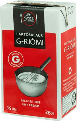 Ms g-rjómi 250 ml laktósafrír