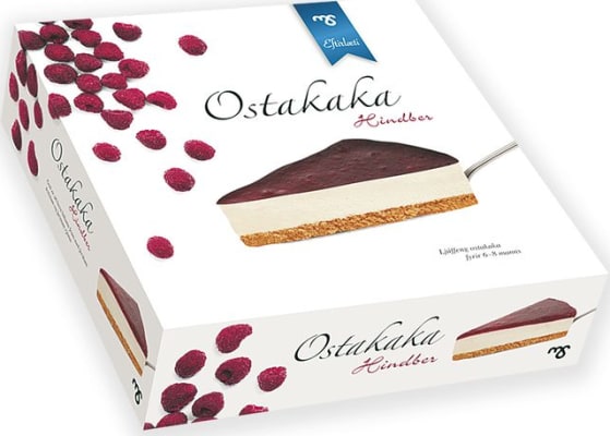 MS Hindberjaostakaka 8 manna (4 stk/ks)