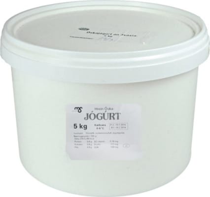 MS Jógúrt hrein 5 L/stk