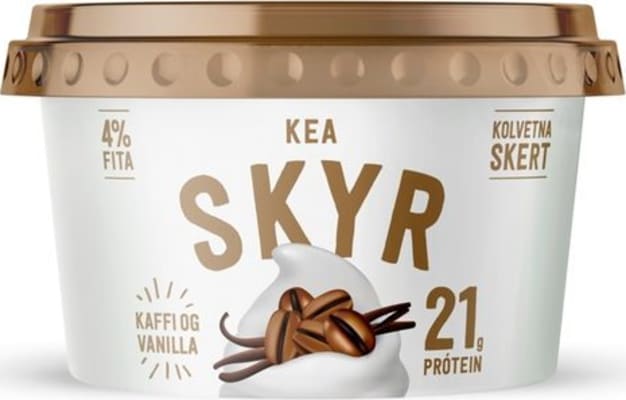 MS KEA skyr kaffi/vanilla kolv.skert 6&#215;200 g/ks