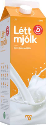 ms Léttmjólk 1 ltr +D