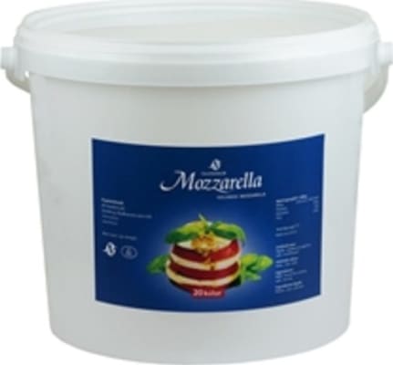 MS Mozzarella ferskur í fötu, litlar kúlur 2,5 kg/stk