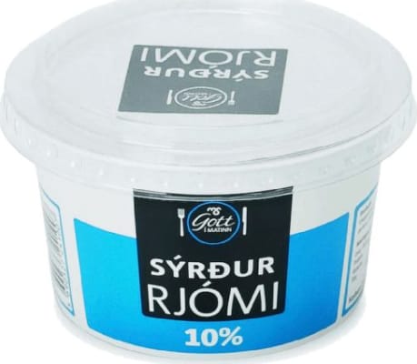 Ms sýrður rjómi 180 gr 10%