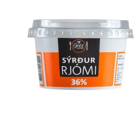Ms sýrður rjómi 180 gr 36%