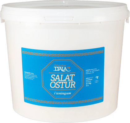 MS Salatostur í teningum (2,5 kg af osti) 4 kg/stk