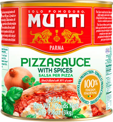 MU PIZZA SAUCE 210gr kryddud