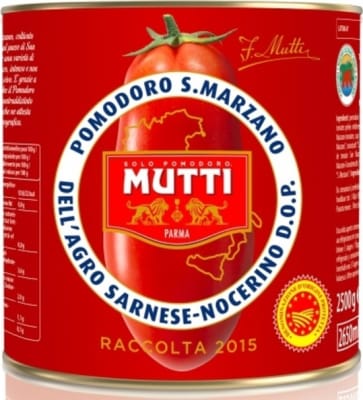 Mutti San Marzano tómatar 2500g