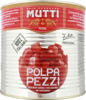 Mutti skornir tómatar í dós 2500g