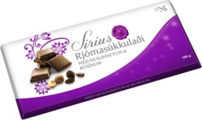 Nói Síríus með hnetum og rúsinum