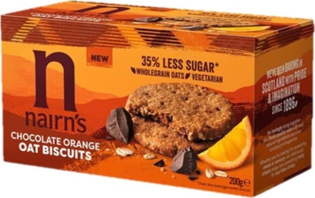 Nairn’s Chocolate Orange Oat Biscuits