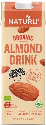 Naturli lífræn möndlumjólk 1ltr (8stk/ks)