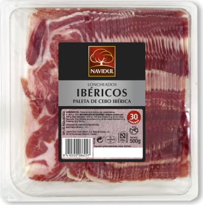Navidul Iberico hráskinka sneidd