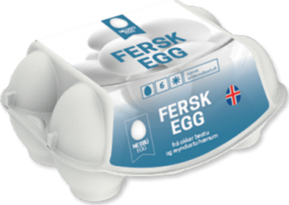 Egg 1fl. 6 stk.